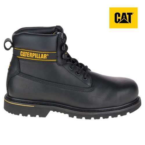 Caterpillar Holton Steel Toe S3 HRO SRC Miesten Turvakengät Mustat (SEGQL)